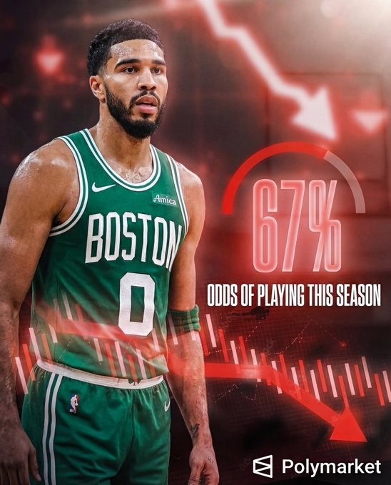 yl7703永利-啥情况？塔图姆扣篮 网站预测他本赛季复出概率却从87%降到67%